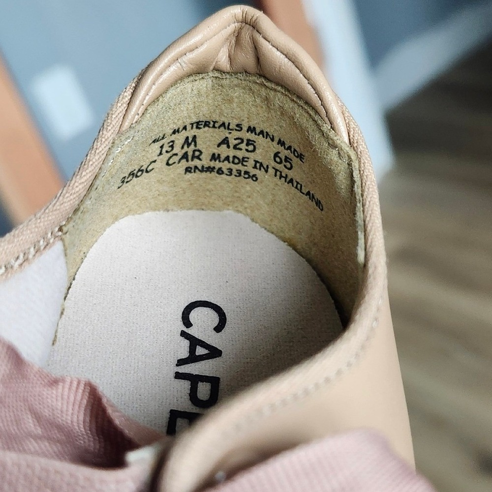 Capezio Mary Jane Tap Shoes Caramel Tan Tele‎ Tone Taps 3800 Kids Size 13M - Picture 10 of 12